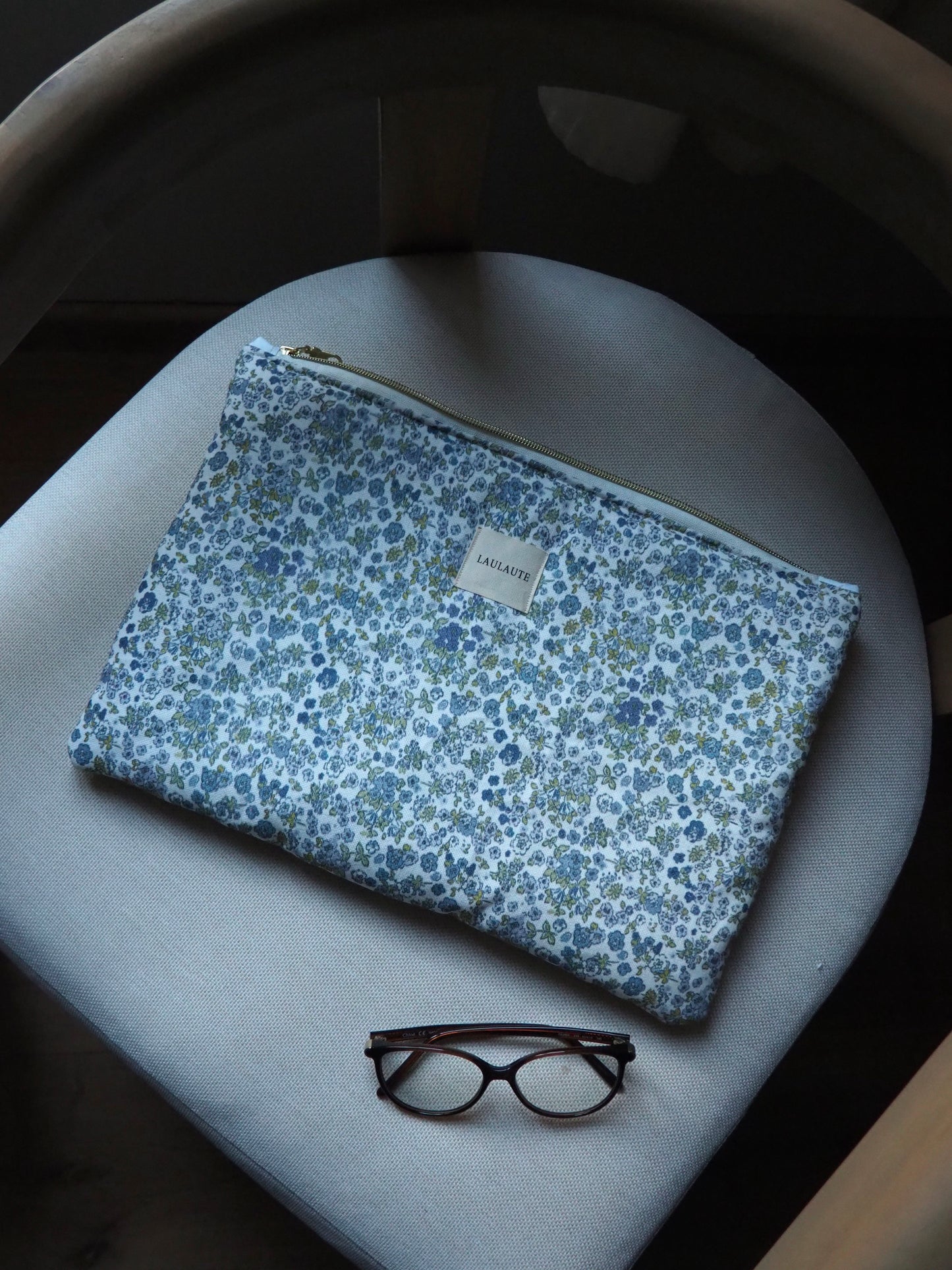 Housse Liberty bleue