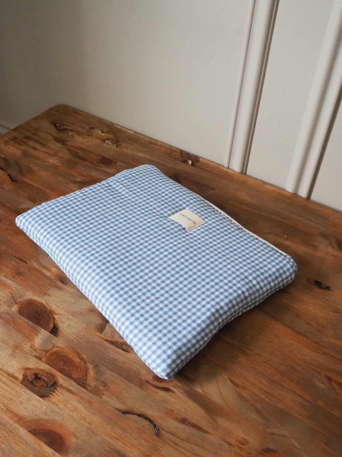 Housse Vichy bleu