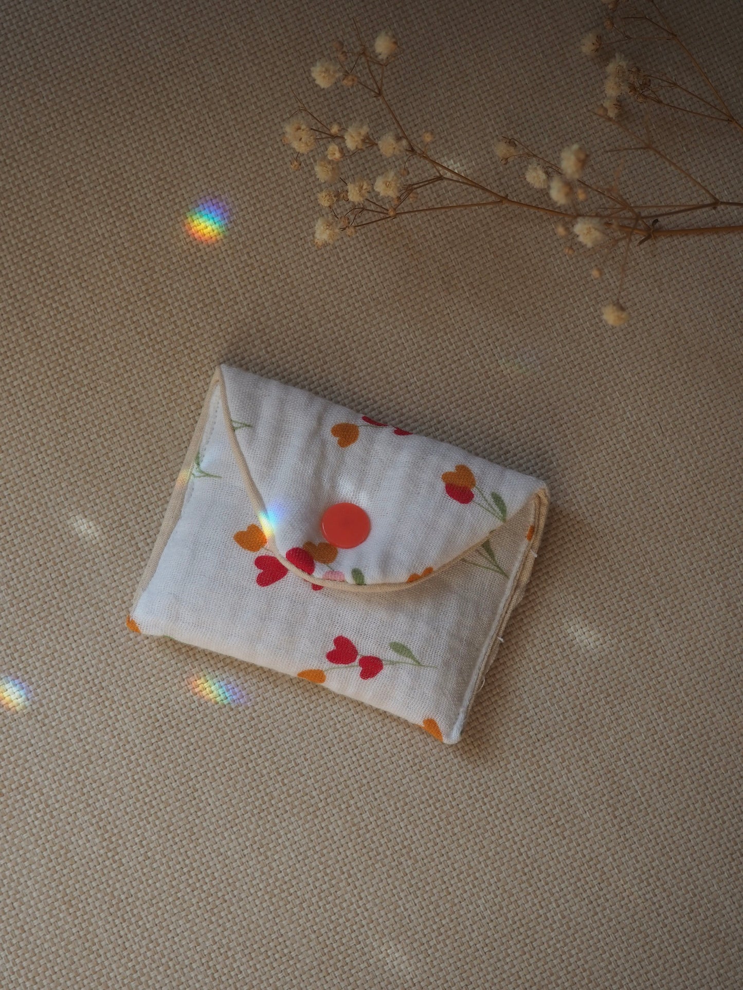 Petit porte-monnaie tulipe