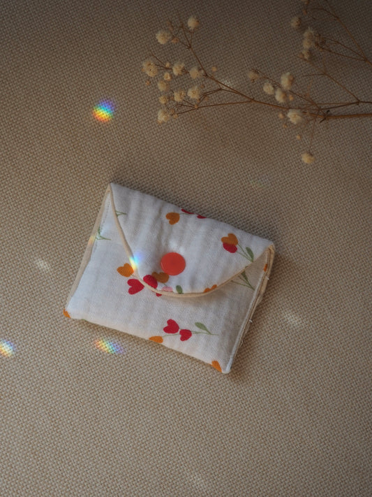 Petit porte-monnaie tulipe