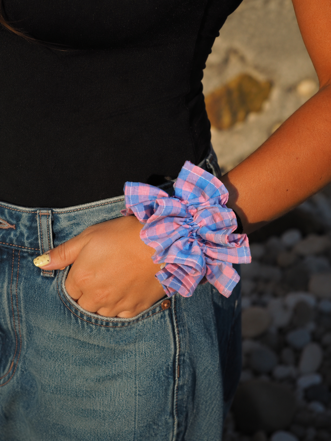 Scrunchie violet